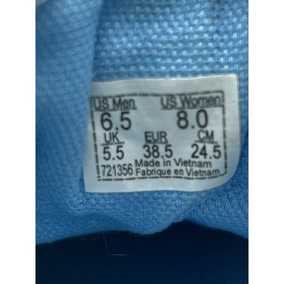 Vans‎ Old Skool Stacked Platform Shoes Womens 8 Men 6.5 Checkerboard Floral Blue - Picture 11 of 11